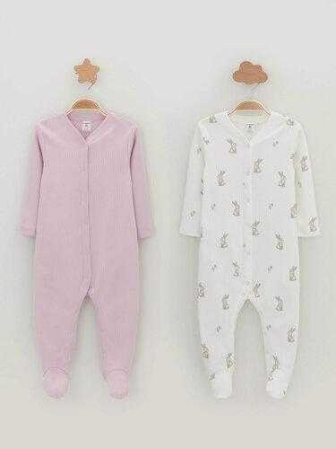 Изображение товара Комбинезон слип для малыша, набор 2 шт