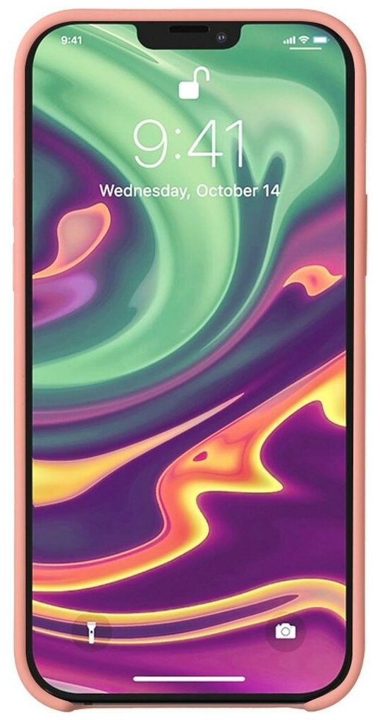 Чехол-крышка Deppa для Apple iPhone 12/12 Pro, силикон, розовый - фото №3