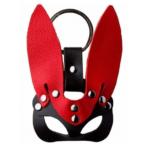 Черно-красный сувенир-брелок «Кролик»