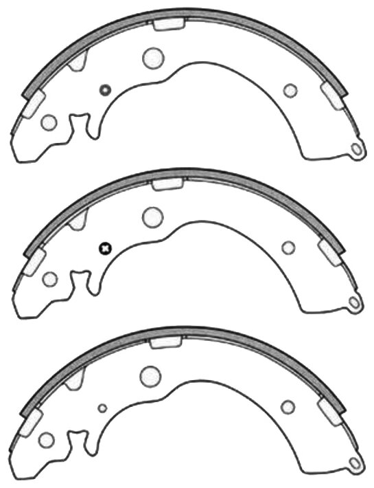Колодки торм. бар. FORD MAVERICK 01-/MAZDA 626 97-02/PREMACY 99-/TRIBUTE 00-