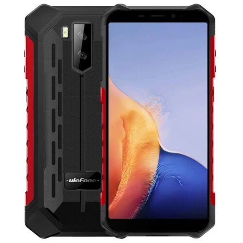 Смартфон Ulefone Armor X9 3/32 ГБ, Dual nano SIM, красный ulefone armor 7 case silicon cover soft tpu matte pudding black phone protector shell for ulefone armor 7 capa coque 6 3 inch