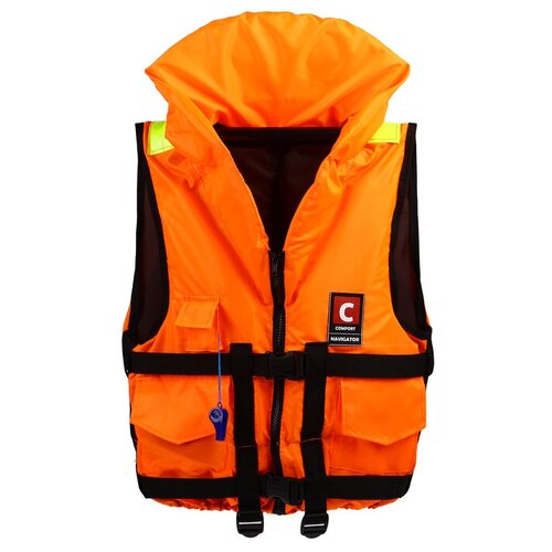 Спасательный жилет Comfort Штурман, размер 40-42, 60 кг, оранжевый спасательный жилет штурман 60 кг размер 40 42