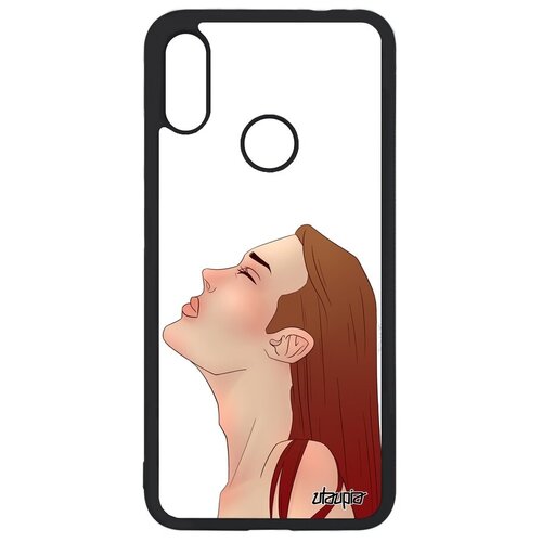 фото Необычный чехол на мобильный // xiaomi redmi note 7 // "надежда" ожидание портрет, utaupia, белый