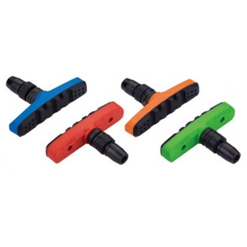 фото Колодки тормоза "v-brake" hj-en02 60мм (синие) alhonga