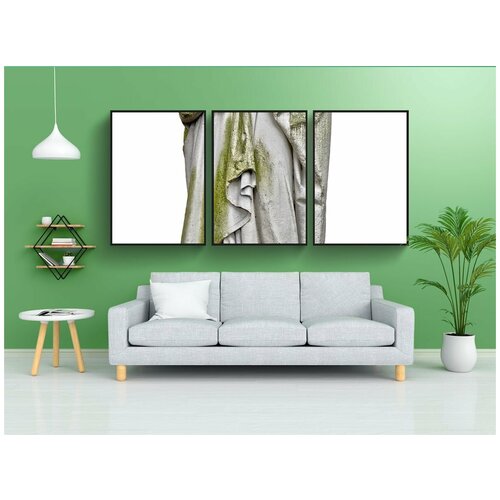 фото Набор модулных постеров для интерьера "скульптура, статуя, женский" 60x90 см. в тубусе, без рамки lotsprints