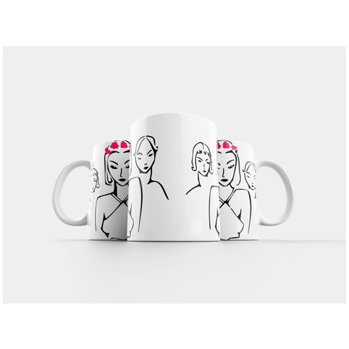 фото Кружка "женщины, люди, лица" 320 мл lotsprints