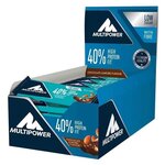 Multipower, Protein Fit Bar 40% Low Sugar white Fibre, 24x35г (Шоколад-Миндаль) - изображение