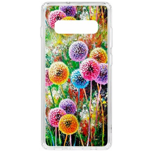 фото Чехол на samsung galaxy s10 plus / s10+ kruche print одуванчики / чехол для samsung / чехол с рисунком / чехол с принтом / чехол для самсунг / чехол для самсунг / бампер на гелакси / чехол накладка для гэлэкси / противоударная накладка для samsung galaxy / защита для galaxy / защита на samsung / cиликоновый чехол для samaung galaxy / пластиковый чехол на самсунг / защитный чехол для самсунг / чехольчик / защита телефона / ударопрочный чехол / галакси кruче