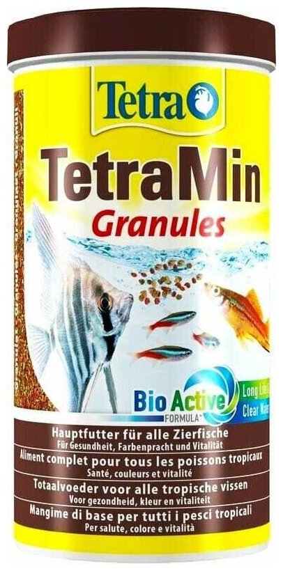 Корм для всех видов рыб Tetra Min Granules в гранулах 250 мл - фотография № 4