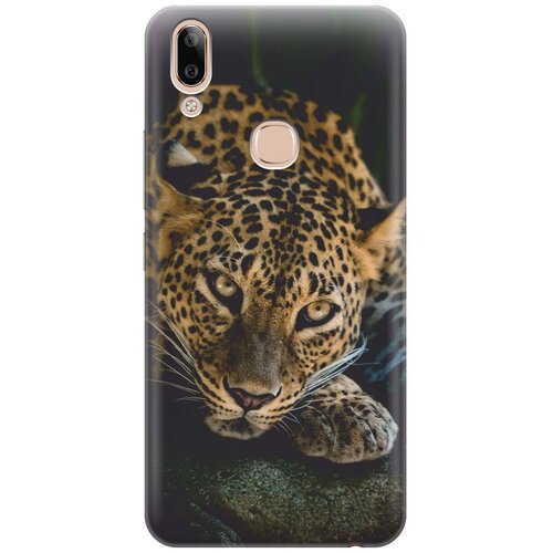 фото Gosso ультратонкий силиконовый чехол-накладка для vivo y85 / v9 с принтом "загадочный леопард"