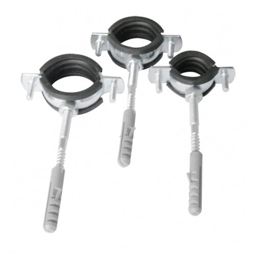 Хомут для крепления труб Aqualink 34 25-28 мм комплект с шурупом и дюбелем 290₽