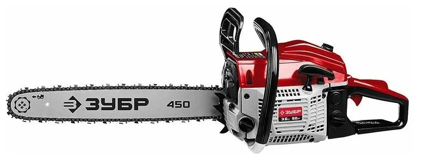 Бензопила Зубр ПБЦ-М52-45 2600Вт 3.9л.с. дл.шины:18" (45cm) - фотография № 1