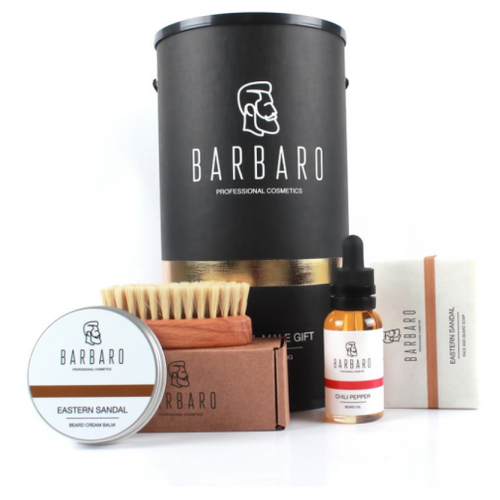 Подарочный набор для роста бороды BARBARO подарочный набор barbaro shave kit v 2 1 шт