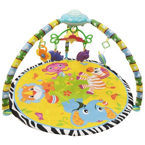 Развивающий коврик веселые зверята