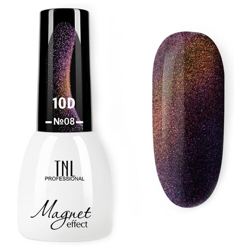 Купить TNL Professional Гель-лак Magnet effect 10D, 7 мл, №04 - фиолетовый аметист