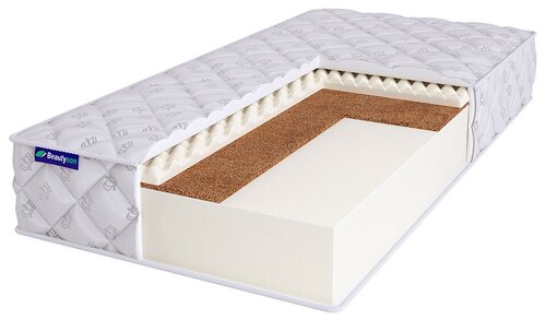 Матрас BeautySon Roll FOAM HARD 14 Cocos Sens - Бесклеевой, Беспружинный, 100х180 см