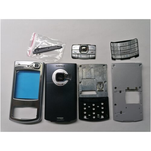 Корпус Nokia N80 серебро