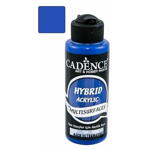 фото Акриловая краска cadence hybrid acrylic paint, 120 ml. ultramarine blue-h38