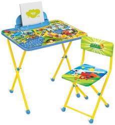 Комплект детской мебели NIKA (Ника) МиМмиМишки 2 стол и стул, С игрой