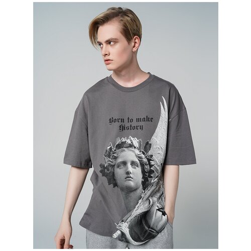 фото Футболка твое 80461 размер m, серый