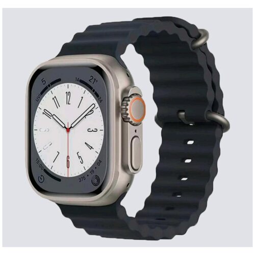 Умные часы Smart GS-8 Ultra,Черные, NFC монитор, температура тела, Bluetooth, звонок, калькулятор, ЭКГ, беспроводная зарядка