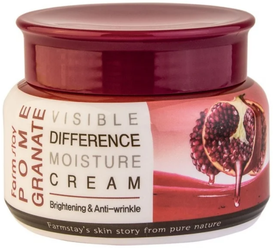 Farmstay Visible Difference Moisture Cream Pomegranate Увлажняющий крем для лица с экстрактом граната, 100 г