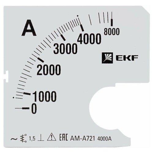 Шкала сменная для A721 4000/5А-1.5 PROxima EKF s-a721-4000, 1шт
