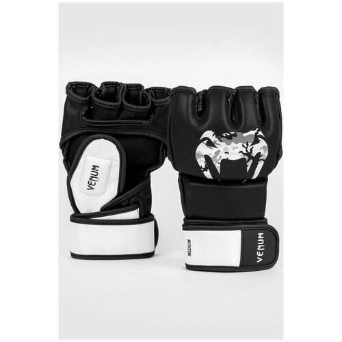 фото Перчатки для мма venum legacy mma gloves черный/белый s