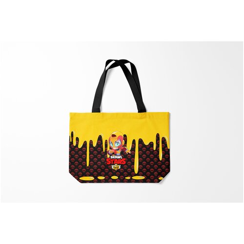 фото Сумка-шоппер / 46х35 см / геймерам / brawl stars max. burnettie