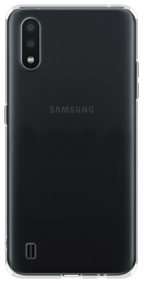 Накладка силикон Deppa Gel Case Basic для Samsung Galaxy A01 A015 Прозрачная арт.87466
