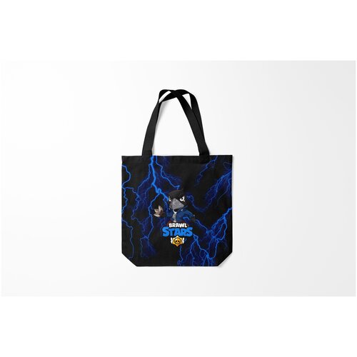 фото Сумка-шоппер / 40х40 см / геймерам / brawl stars crow burnettie