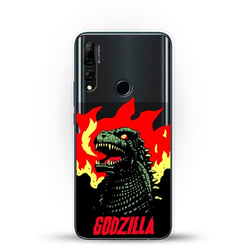 фото Силиконовый чехол годзила на huawei y9 prime (2019) andy & paul