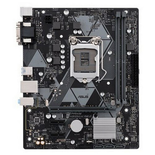 Материнская плата ASUS LGA1151/DDR4/D-Sub/DVI/mATX (PRIME H310M-K R2.0)