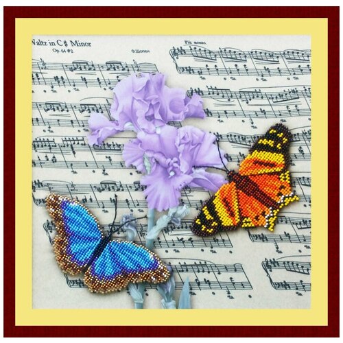 фото Набор для вышивания zengana бт-108 бисером шопенвальс 1 шт.