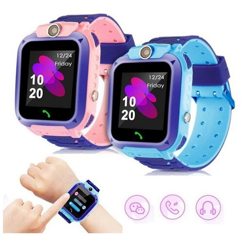 Умные Детские Смарт часы SMART CHILDREN'S / SMART WATCHES / NEW GENERATION / SIM / микрофон / камера / Синий