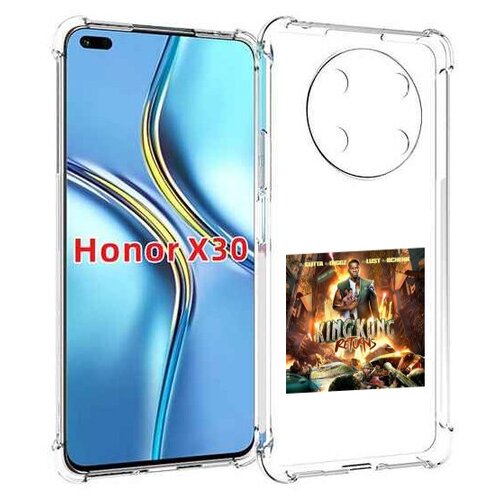 чехол mypads 50 cent candlewick для honor x30 magic4 lite 5g задняя панель накладка бампер Чехол MyPads 50 Cent - King Kong Returns для Honor X30 / Magic4 Lite 5G задняя-панель-накладка-бампер