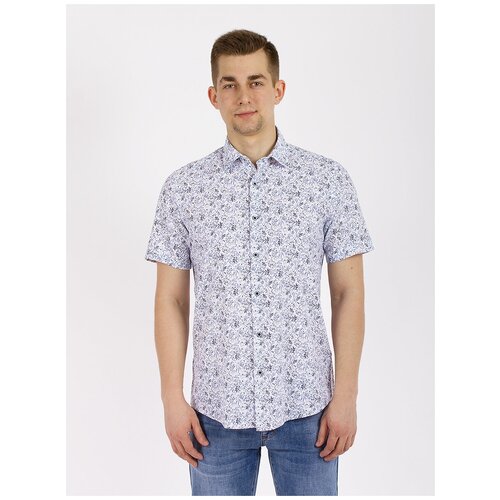 фото Рубашка короткий рукав dairos белый, размер 3xl