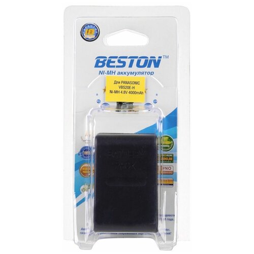 Аккумулятор для видеокамер BESTON Panasonic BST-VBS20E-H, NI-MH, 4.8 В, 4000mah