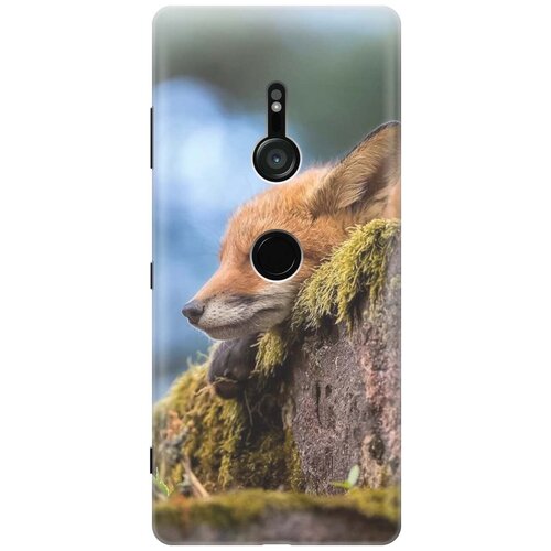 фото Силиконовый чехол закат на побережье на sony xperia xz3 / сони иксперия икс зет 3 re:pa