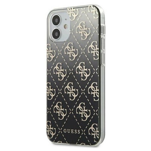 фото Чехол cg mobile guess pc/tpu 4g hard для iphone 12 mini, цвет черный градиент (guhcp12spcu4ggbk)