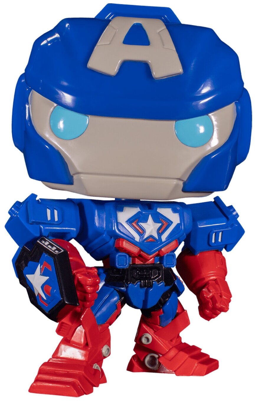 Фигурка Funko POP! Bobble: Marvel: Avengers Mech Strike: Captain America (Exc) 10" 55826