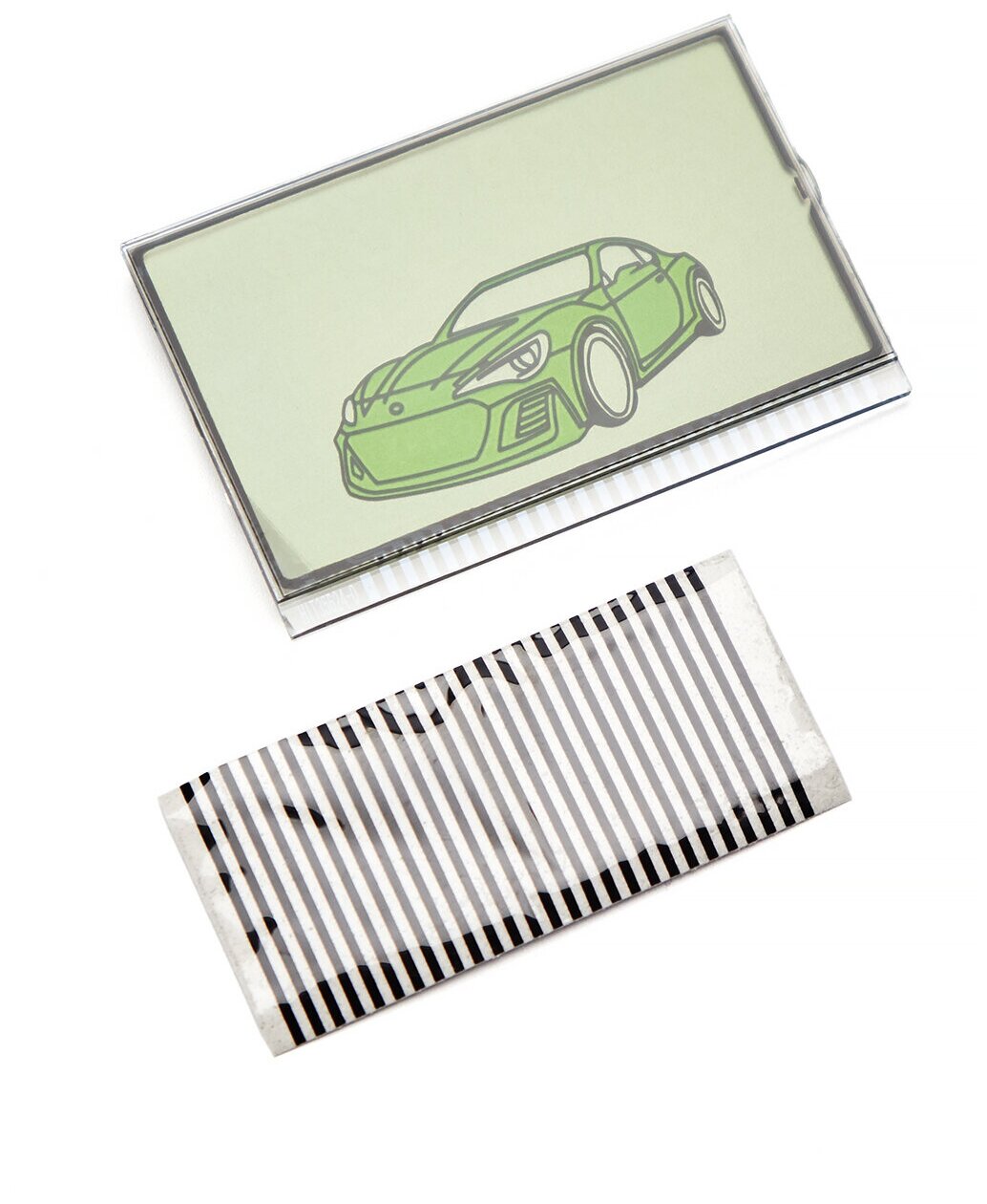 Дисплей LCD на шлейфе подходит для брелока ( пульта ) автосигнализации Scher-Khan Mobicar 1/2