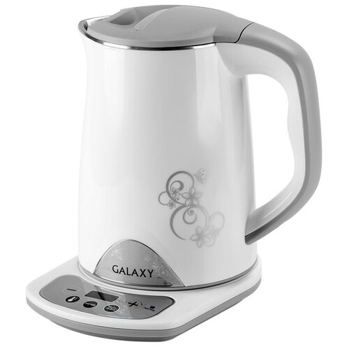 Чайник электрический Galaxy GL 0340 15л 1800Вт белыйсерый корпус нержавеющая стальпластик 364300₽