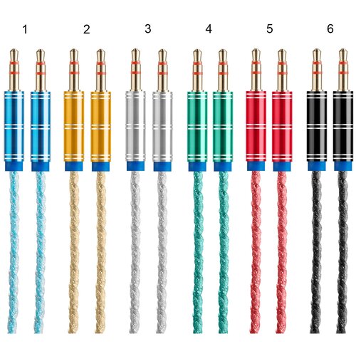 Кабель AUX 1M 3,5 на 3,5 JD-446