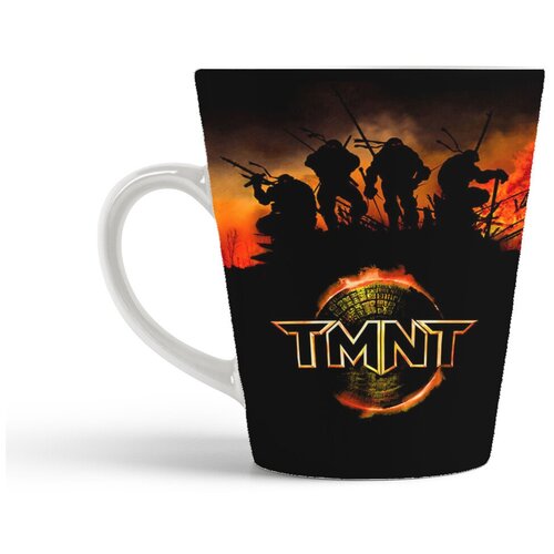 фото Кружка-латте coolpodarok tmnt эмблема. черепашки ниндзя