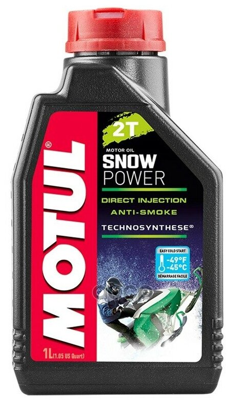 Масло Моторное 1Л 2T Snowpower Tc Fс Motul 105887 MOTUL арт. 105887