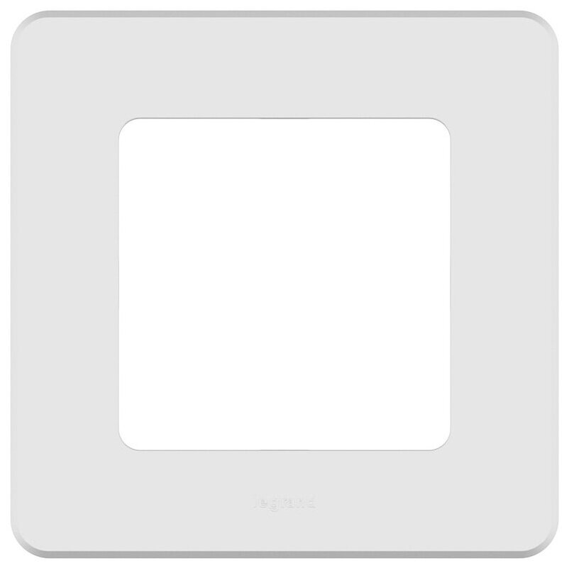 Рамка декоративная универсальная Legrand Inspiria, 1 пост, для горизонтальной или вертикальной установки, цвет "Белый"