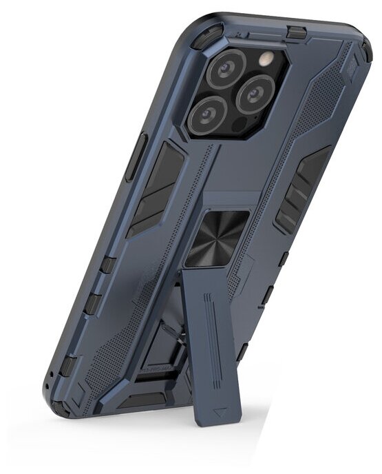 Противоударный чехол KNIGHT Case для iPhone 13 Pro Max синий