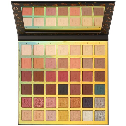 Beauty Bay Тени для век 42 Colour, 58.8 г тени для век beauty bay midnight 16 colour palette