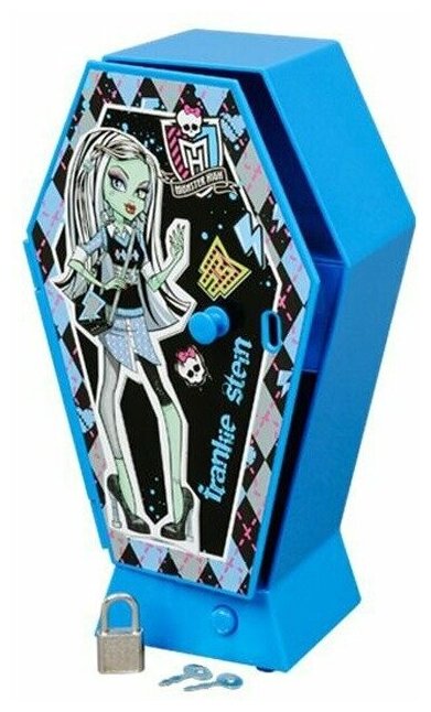 Monster High Шкаф секретный "Frankie Stein", озвученный, цвет: синий